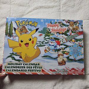 Pokemon Holiday Advent Calendar Christmas Gift New Sealed Jazwares